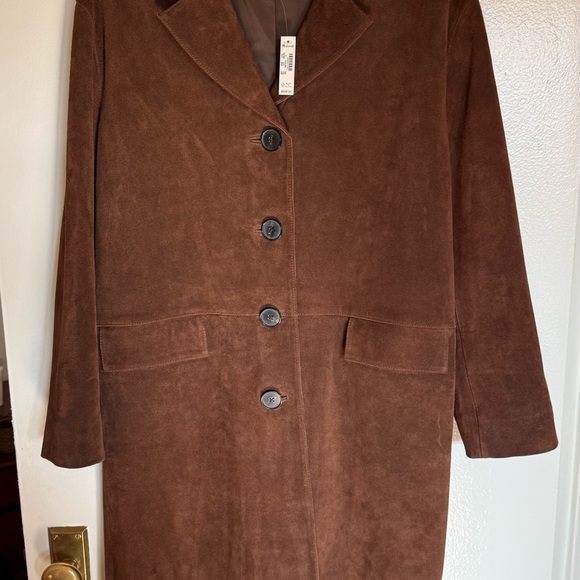 Madewell Chocolate Brown Trench Coat - Picture 2 of 6